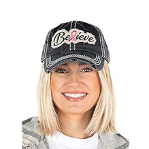 Breast Cancer Awareness Hat - Picture 2 of 4